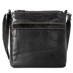 Jack Georges - Voyager Zippered Crossbody Hobo Bag